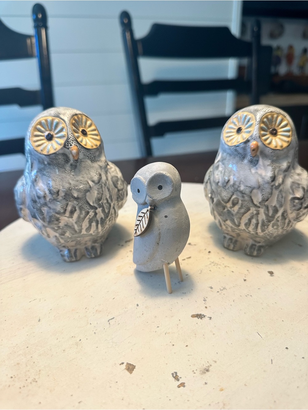 Owl trio set